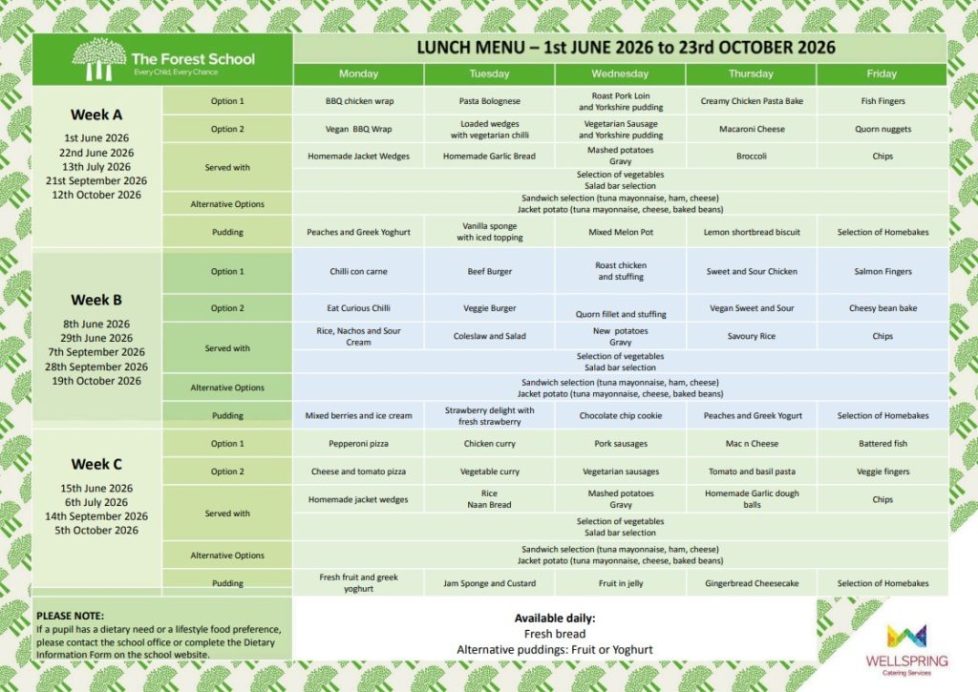 Lunch Menu 01-06-26 - 23-10-26